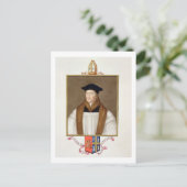 スティーブン・ガーディナー(c.1483-1555)司教のポートレート ポストカード (スタンド正面)