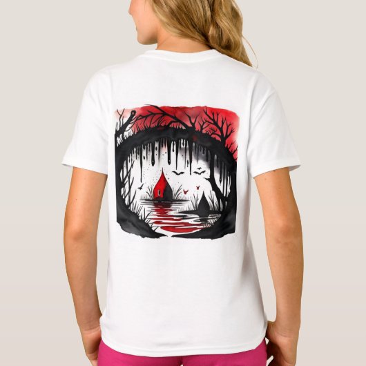 スティーブン・ジンメルスタイル、デシン、アクアレル、アクアレル Tシャツ (裏面)