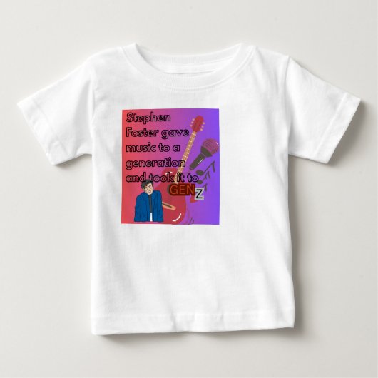 スティーブン・フォスター Tシャツ (正面)