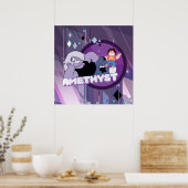 スティーブン・ユニバース |アメジストキャラクターグラフィック ポスター (キッチン)