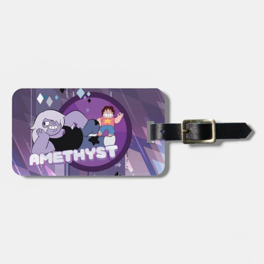 スティーブン・ユニバース |アメジストキャラクターグラフィック ラゲッジタグ (正面横)