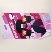 スティーブン・ユニバース |ガーネットキャラクターグラフィック ビーチタオル (正面)