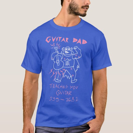 スティーブン・ユニバース ギターお父さん ヴィンテージ Tシャツ (正面)