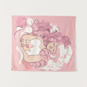 スティーブン・ユニバース |バラクォーツイラストレーション タペストリー (正面(横))