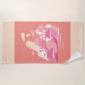 スティーブン・ユニバース |ビーチ市 ビーチタオル (正面)