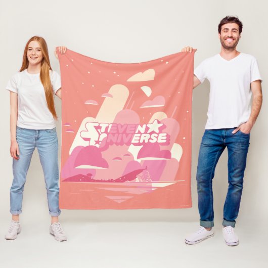 スティーブン・ユニバース |ビーチ市 フリースブランケット (インサイチュ)