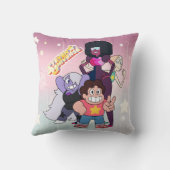 スティーブン・ユニバース | Crystal Gemグループポーズ クッション (裏面)