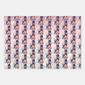 スティーブン・ユニバース | Crystal Gemグループポーズ ラッピングペーパーシート (正面)