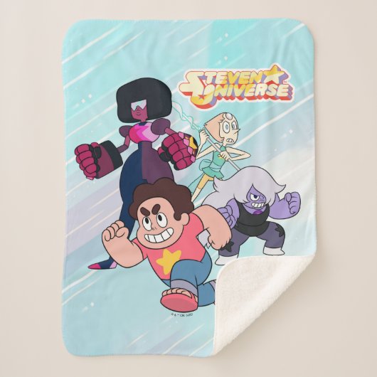 スティーブン・ユニバース | Crystal Gem Groupアクション シェルパブランケット (正面)