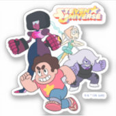 スティーブン・ユニバース | Crystal Gem Groupアクション シール (正面)