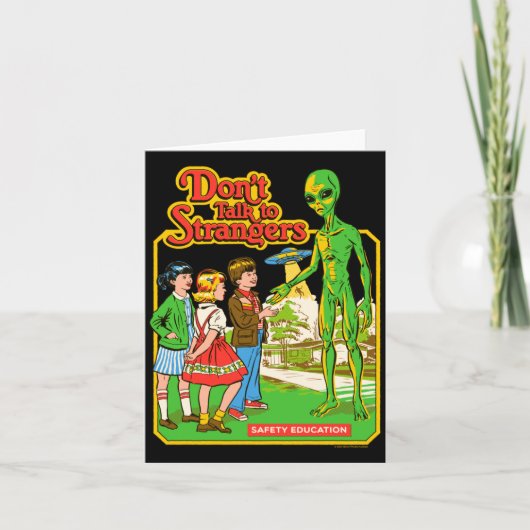 スティーブン・ローズ「Don't Talk To Strangers / Alien Retro」 カード (正面)