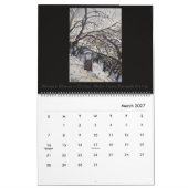 スティーブンGivler著水彩画の絵画のカレンダー カレンダー (3月 2027)