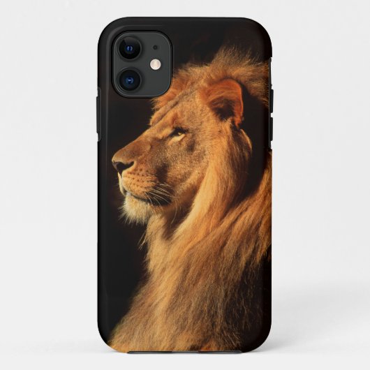 スティーブンHolt著アフリカの男性のライオンのiphoneの場合 Case-Mate iPhoneケース (裏面)