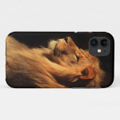 スティーブンHolt著アフリカの男性のライオンのiphoneの場合 Case-Mate iPhoneケース (裏面(横))