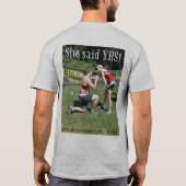 スティーブ及びアン1 Tシャツ (裏面)