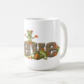 スティーブ及びカエルのマグ コーヒーマグカップ (正面右)