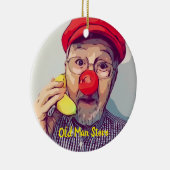 スティーブ老人とのクリスマス セラミックオーナメント (右)