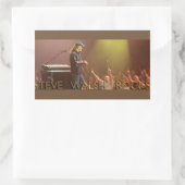 スティーブ・ウォルシュ・ロックスティッカー 長方形シール (バッグ)