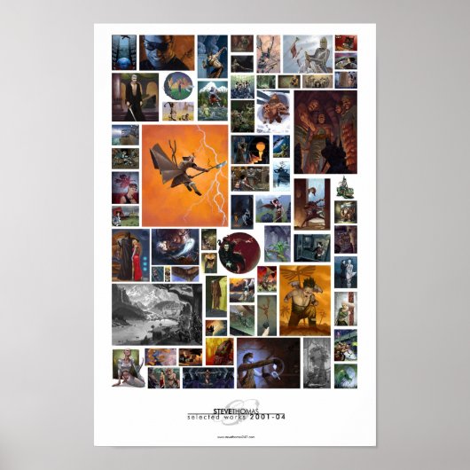 スティーブ・トーマス・アート ポスター (正面)