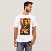 スティーブ・ビコ パン・アフリカ革命Tシャツ Tシャツ (正面フル)