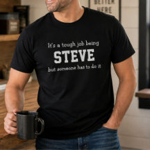 スティーブ 誕生日おめでとう パーソナライズ ジョークTシャツ