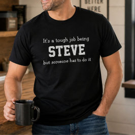 スティーブ 誕生日おめでとう パーソナライズ ジョークTシャツ Tシャツ