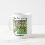 スティーブAppleのマグありがとう コーヒーマグカップ (正面左)