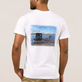 スティーブRiedelの楕円形のポートレートの&The小魚LG Tシャツ (裏面)