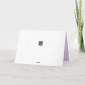 スティープ「My cup of tea」サポートカユーモアのあるード カード (裏面)