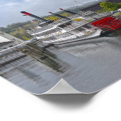 スティームシップ,ニューヨーク,ジョージ湖 ポスター (角)