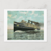 スティームシティオブクリーブランド1909ヴィンテージ ポストカード (正面)