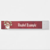 スティームパお洒落ンクサンタクロース サインプレート (正面)