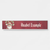 スティームパお洒落ンクサンタクロース サインプレート (正面)