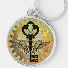 スティームパモノグラムのンクウィング鍵ラスティコグホイール キーホルダー