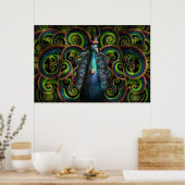 スティームパンクかわいらし – 孔雀として ポスター (キッチン)