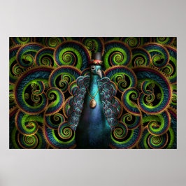 スティームパンクかわいらし – 孔雀として ポスター