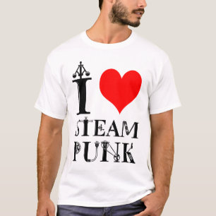 スティームパンクがおもしろい好き Tシャツ