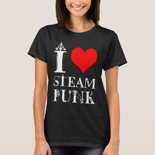 スティームパンクがおもしろい好き Tシャツ
