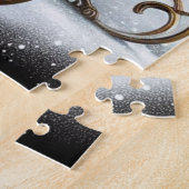 スティームパンクが~サンタと妻と小妖精や小人02 XX ジグソーパズル (側面)