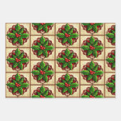 スティームパンクとホリー ラッピングペーパーシート (正面)