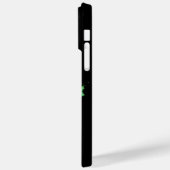 スティームパンクのアイリッシュグリーン&ブラックレプラーチャーンハット Case-Mate iPhoneケース (裏面 / 左)