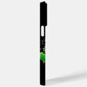 スティームパンクのアイリッシュグリーン&ブラックレプラーチャーンハット Case-Mate iPhoneケース (裏面 / 右)