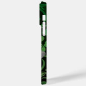 スティームパンクのアイリッシュグリーン&ブラックレプラーチャーンハット Case-Mate iPhoneケース (裏面 / 左)