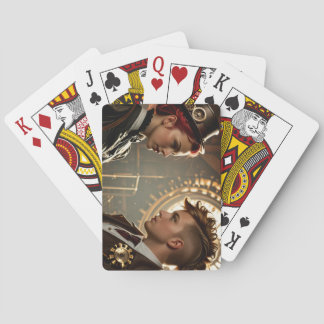 スティームパンクのアートカード トランプ