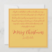 スティームパンクのクリスマス – 暖炉のそばの妖精 (裏面)