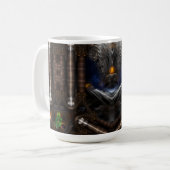 スティームパンクのビジョン コーヒーマグカップ (正面左)