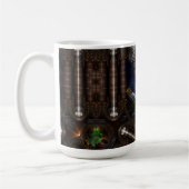 スティームパンクのビジョン コーヒーマグカップ (左)
