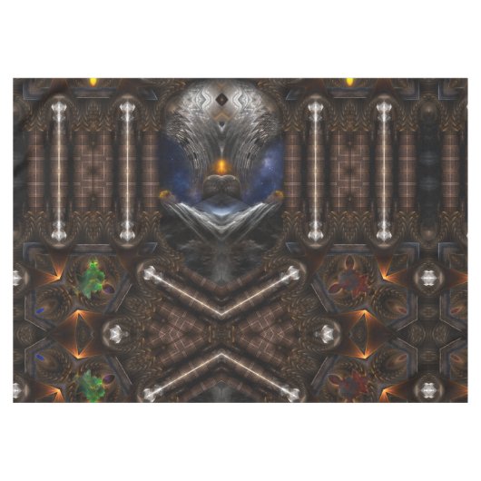 スティームパンクのビジョン テーブルクロス (正面(横))