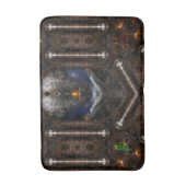 スティームパンクのビジョン バスマット (正面縦)