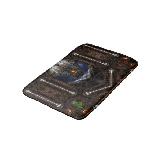 スティームパンクのビジョン バスマット (アングル)